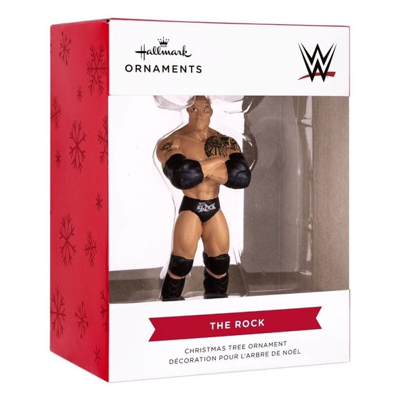 Hallmark Ornaments WWE The Rock Christmas Tree Ornament (New) Wrestling - Picture 2 of 9